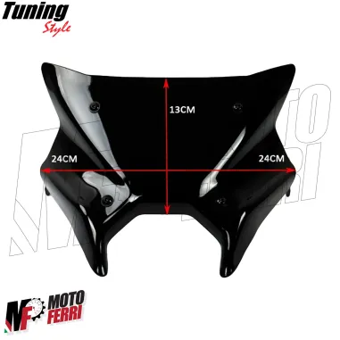 MF8670 Cupolino Sport Yamaha MT-09 / SP 2024 2025 - Nero Lucido