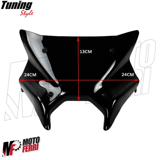 MF8670 Cupolino Sport Yamaha MT-09 / SP 2024 2025 - Nero Lucido