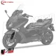 MF8672 Kit Placche Parafango Anteriore Nero Lucido Yamaha TMax 530 560 dal 2015 al 2021