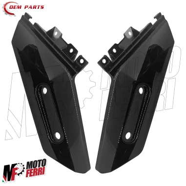 MF8672 Kit Placche Parafango Anteriore Nero Lucido Yamaha TMax 530 560 dal 2015 al 2021
