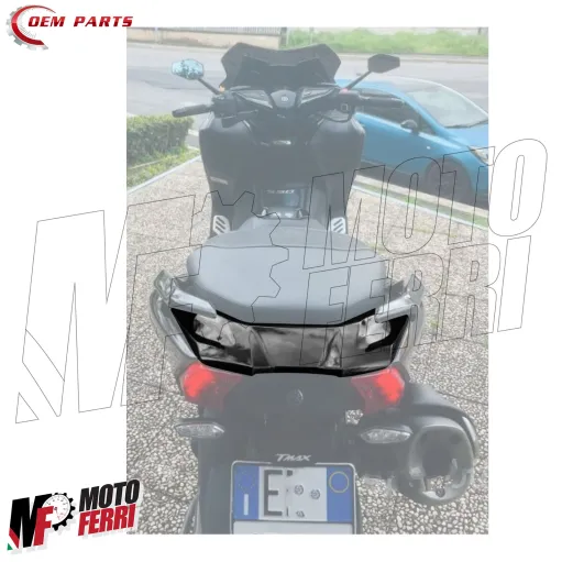 MF8671 Carena Posteriore Stop Yamaha TMax 530 - 2017 2018 2019 Nero Lucido