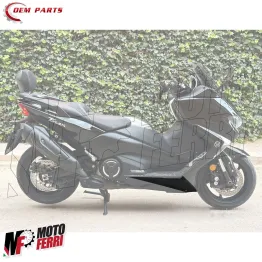 MF8677 Sottopedana Destro Yamaha TMax 530 SX DX 2017 2018 2019 Nero Lucido 2