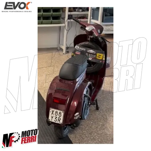 MF8681 Portatarga Magnetico Evok Vespa 50 Special R L N PK S XL V N FL FL2 HP