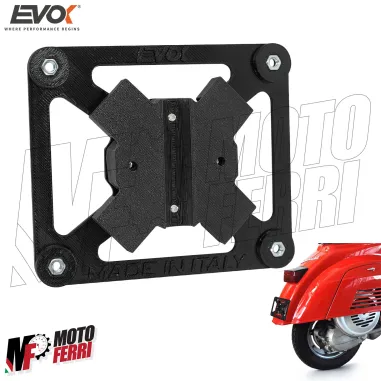 MF8681 Portatarga Magnetico Evok Vespa 50 Special R L N PK S XL V N FL FL2 HP