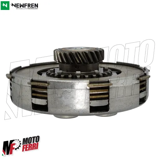 MF8685 Frizione 7 Molle Newfren Pignone Z 23 per Vespa PX PE 200 Large Frame