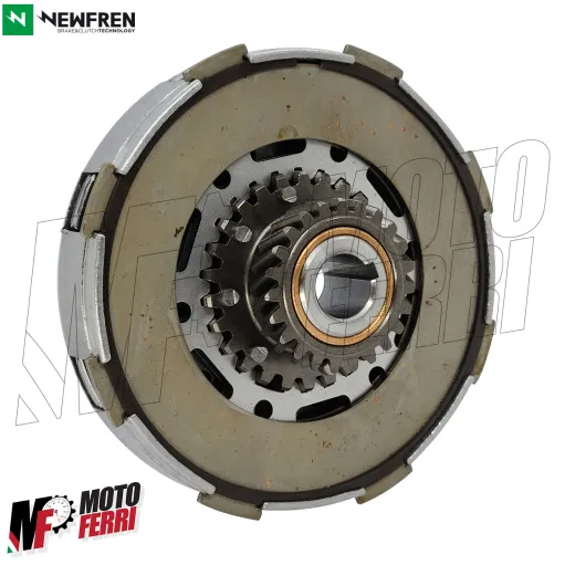 MF8685 Frizione 7 Molle Newfren Pignone Z 23 per Vespa PX PE 200 Large Frame