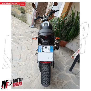 MF4506 Catadritto catarifrangente per Portatarga Moto Barracuda Universale