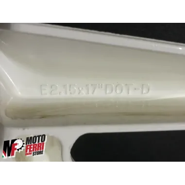 MF1591 CERCHIO POSTERIORE BIANCO 2.15 x 17 APRILIA AF1 PROJECT 1988 AP8208261