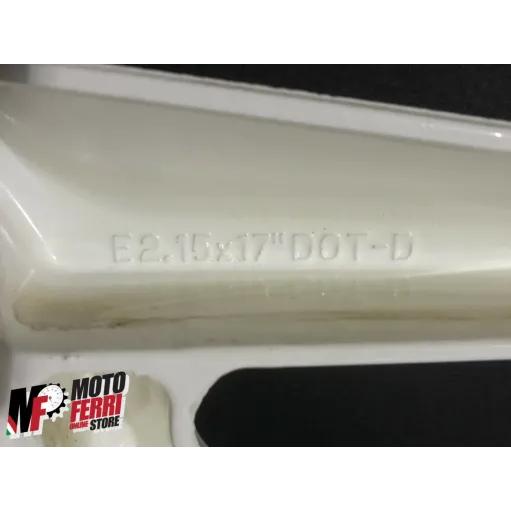 MF1591 CERCHIO POSTERIORE BIANCO 2.15 x 17 APRILIA AF1 PROJECT 1988 AP8208261