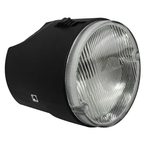 MF0150 Faro Fanale Anteriore 2 Luci Nero Piaggio SI da 1979 / SI FL da 1988