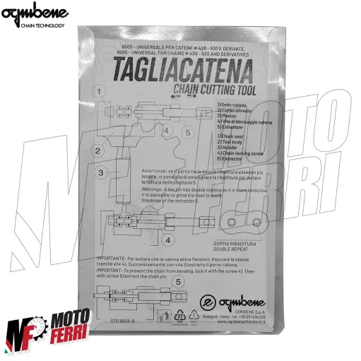 MF8690 Attrezzo Tagliacatena Moto Taglia Catena Smagliacatene Passo 428 a 532