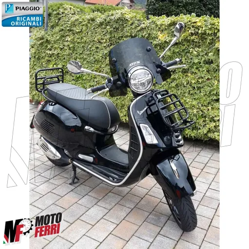 MF7165 Portapacchi Anteriore Nero Vespa GTS 310 HPE 2025 Originale Piaggio