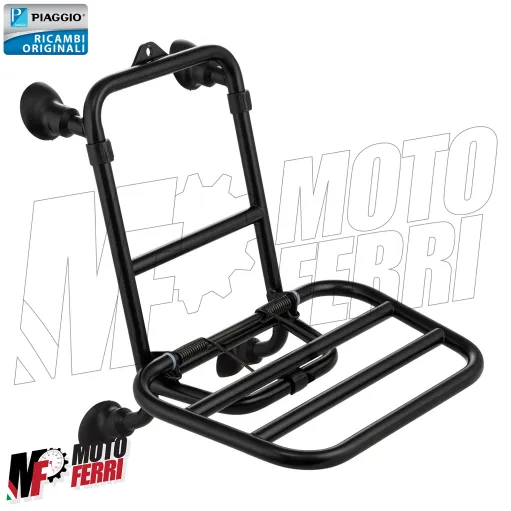 MF7165 Portapacchi Anteriore Nero Vespa GTS 310 HPE 2025 Originale Piaggio