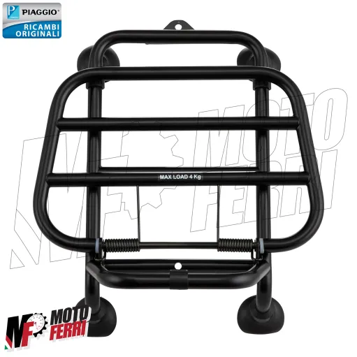 MF7165 Portapacchi Anteriore Nero Vespa GTS 310 HPE 2025 Originale Piaggio