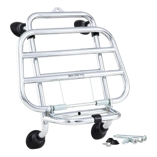 MF7166 Portapacchi Anteriore Cromato Originale Vespa GTS 310 HPE 2025