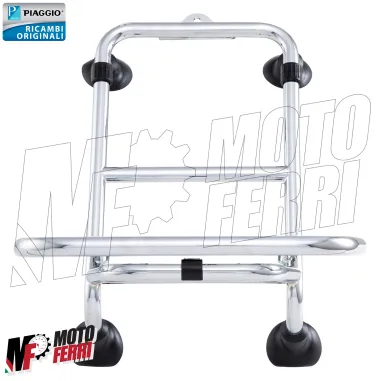 MF7166 Portapacchi Anteriore Cromato Originale Vespa GTS 310 HPE 2025