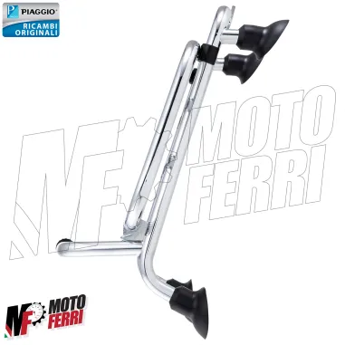 MF7166 Portapacchi Anteriore Cromato Originale Vespa GTS 310 HPE 2025