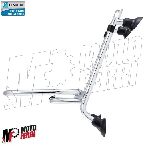 MF7166 Portapacchi Anteriore Cromato Originale Vespa GTS 310 HPE 2025