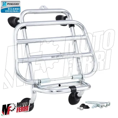 MF7166 Portapacchi Anteriore Cromato Originale Vespa GTS 310 HPE 2025