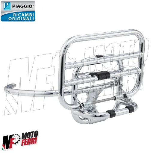 MF2033 Portapacchi Posteriore Cromato Vespa GTS 310 HPE 2025 Originale Piaggio