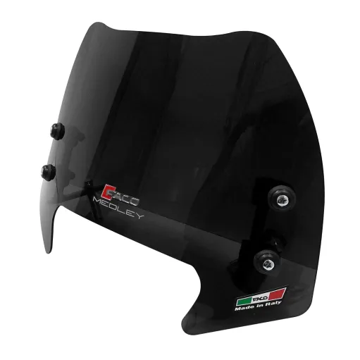 MF2554 Cupolino Spoiler Nero Fume' Faco Piaggio Medley 125 150 200 mod 2020/2025