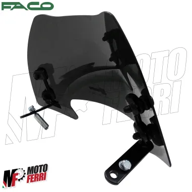 MF2554 Cupolino Spoiler Nero Fume' Faco Piaggio Medley 125 150 200 mod 2020/2025