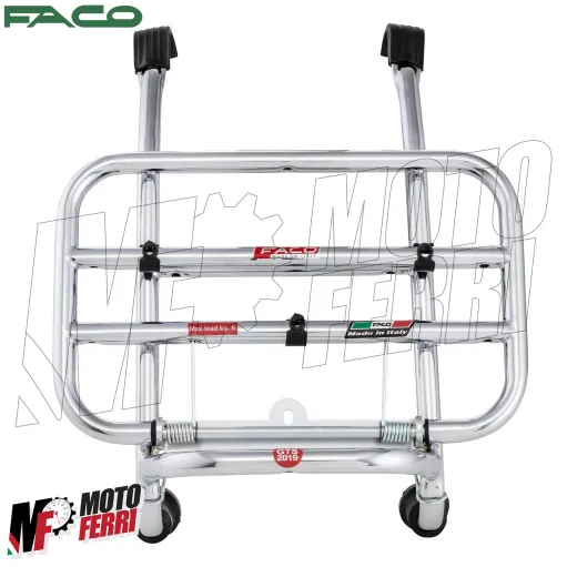 MF6494 Portapacchi Anteriore Cromo Faco per Vespa GTS 310 HPE 2025