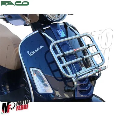 MF6494 Portapacchi Anteriore Cromo Faco per Vespa GTS 310 HPE 2025