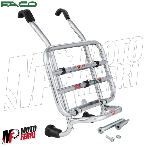 MF6494 Portapacchi Anteriore Cromo Faco per Vespa GTS 310 HPE 2025