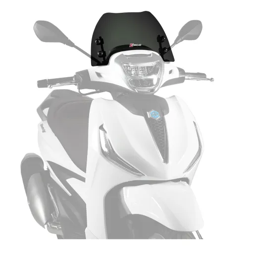 MF5152 Cupolino Spoiler Nero Fume Faco Piaggio Beverly 310 HPE 2025