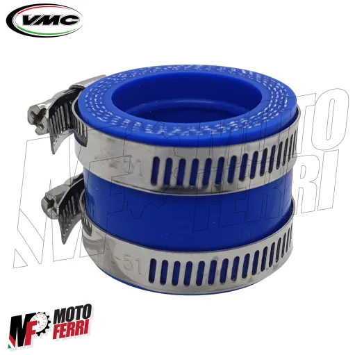 MF8695 Manicotto Gomma Alta Qualità Telato VMC 35 / 35 MM BLU