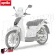 MF8700 Emblema Logo Cromato Originale Aprilia Scarabeo 50 100 2T 4T 2014/2018