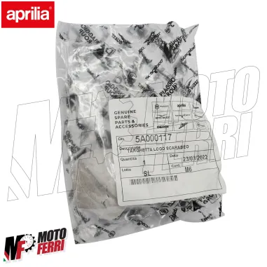 MF8700 Emblema Logo Cromato Originale Aprilia Scarabeo 50 100 2T 4T 2014/2018