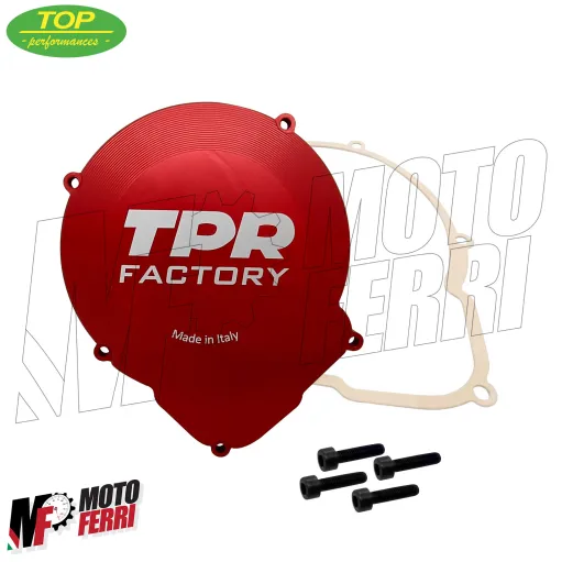 MF8711 Coperchio Volano TOP TPR Rosso Motore Minarelli AM6 Aprilia HM Yamaha MBK