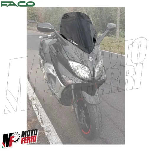 MF8713 Cupolino Basso Fume Faco Racing Yamaha TMax 500 dal 2001 al 2007