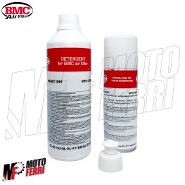 MF4640 Kit Lavaggio Pulizia Filtro Aria BMC Auto Moto Olio 500 200 ml Detergente 2