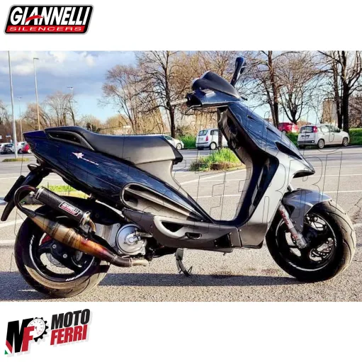 Marmitta Giannelli Shot V4 Minarelli Orizzontale F12 F10 Ovetto Neos - 31601V4