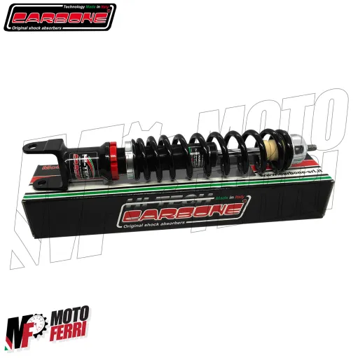 MF8733 Ammortizzatore Posteriore Nero Vespa 50 Special 125 ET3 Carbone HiTech