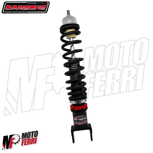 MF8733 Ammortizzatore Posteriore Nero Vespa 50 Special 125 ET3 Carbone HiTech