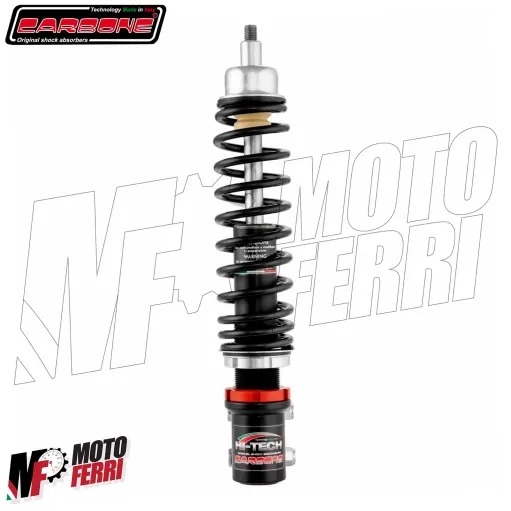 MF8734 Ammortizzatore Anteriore Carbone Hi-Tech Nero Vespa PX T5 125 150 200