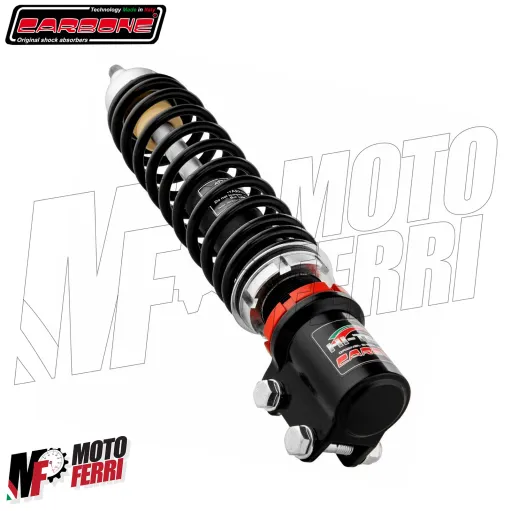 MF8734 Ammortizzatore Anteriore Carbone Hi-Tech Nero Vespa PX T5 125 150 200