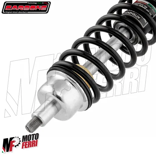 MF8734 Ammortizzatore Anteriore Carbone Hi-Tech Nero Vespa PX T5 125 150 200