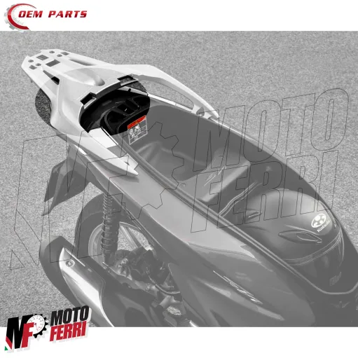 MF8735 Coperchio Carena Portapacchi Nero Met Honda SH 125 150 dal 2020 al 2024