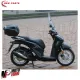 MF8735 Coperchio Carena Portapacchi Nero Met Honda SH 125 150 dal 2020 al 2024