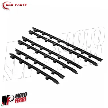 MF8737 Kit Strisce Pedana Poggiapiedi in gomma Vespa Primavera Sprint 50 125 150