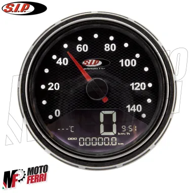 MF6206 Contachilometri Digitale SIP 2.0 Vespa PK S 50 / 125 Fondo Carbonio