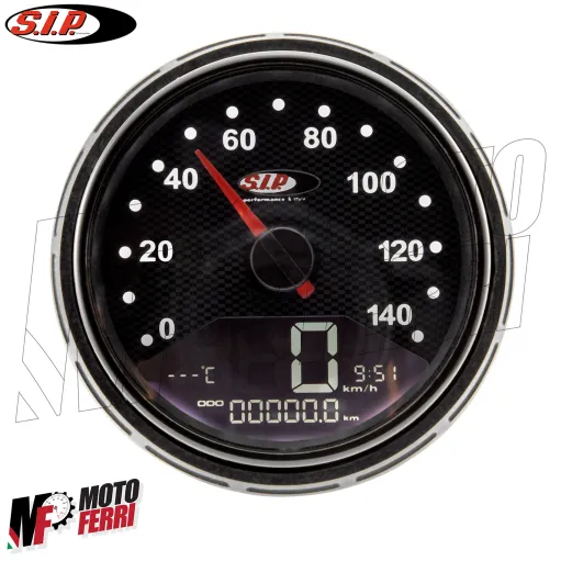 MF6206 Contachilometri Digitale SIP 2.0 Vespa PK S 50 / 125 Fondo Carbonio