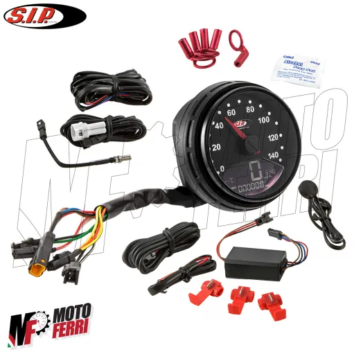 MF6206 Contachilometri Digitale SIP 2.0 Vespa PK S 50 / 125 Fondo Carbonio