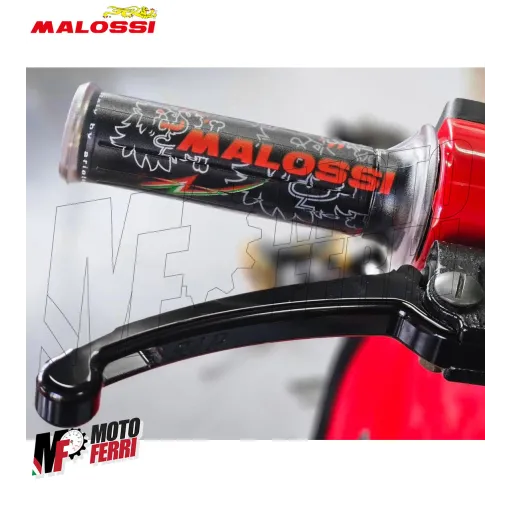 MF2655 Coppia Manopole Manicotti Malossi Tribale Tribal 2.0 Grip Nero Scooter Universali