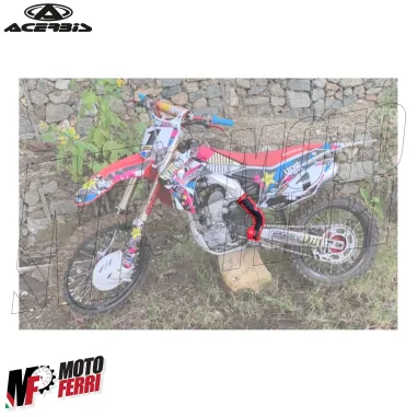 MF8739 Plastiche Protezione Telaio Acerbis Honda CRF 450 R dal 2013 al 2016